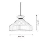 Tera Weave Metal Pendant Lamp — product view 5