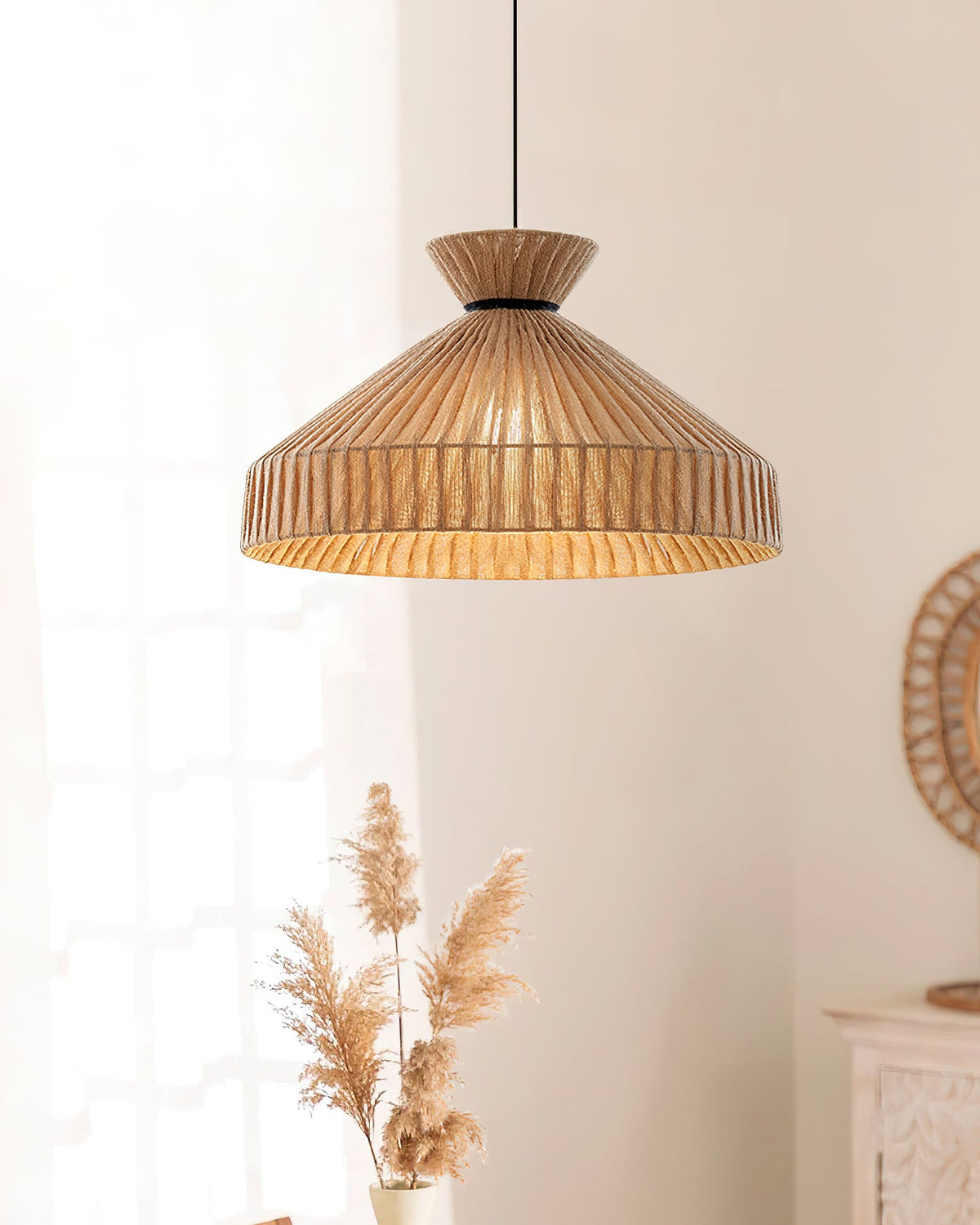 Tera Weave Metal Pendant Lamp — product view 9