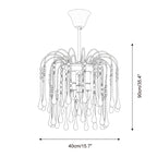 Rainlight Metal Chandelier — product view 5