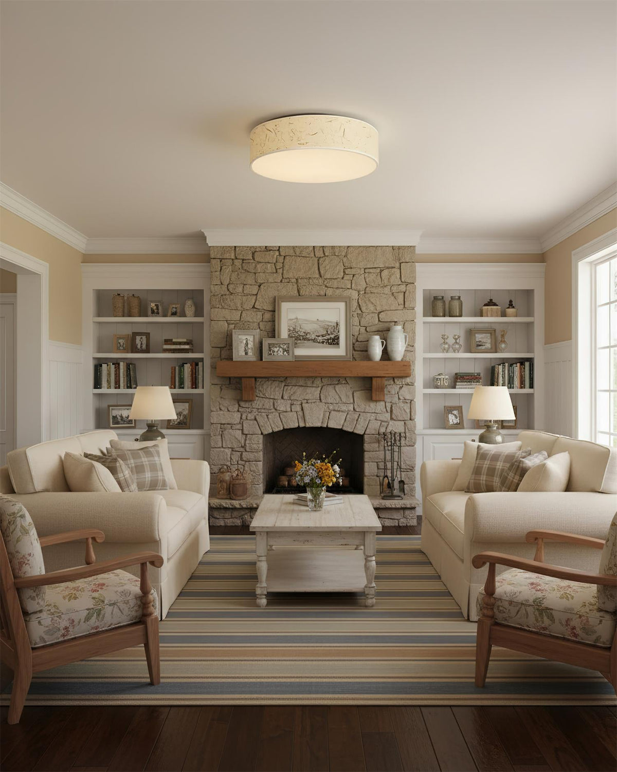 Hayden Metal Ceiling Lamp — product view 2