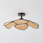 Raffia Petal Metal Ceiling Lamp — product view 18