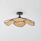 Raffia Petal Metal Ceiling Lamp — product view 19