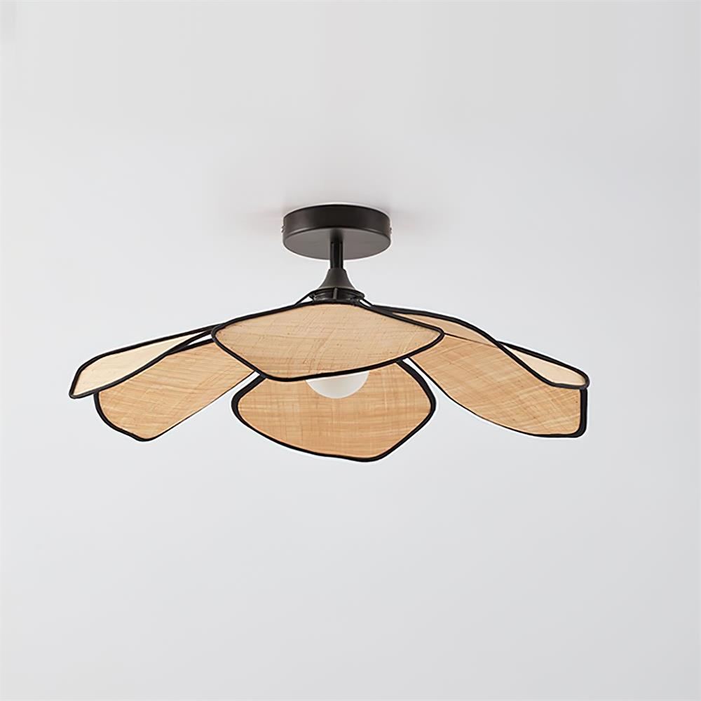 Raffia Petal Metal Ceiling Lamp — product view 19