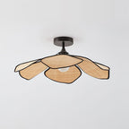 Raffia Petal Metal Ceiling Lamp — product view 20