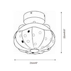 Bubbly Sky Wood Ceiling Lamp — product view 5