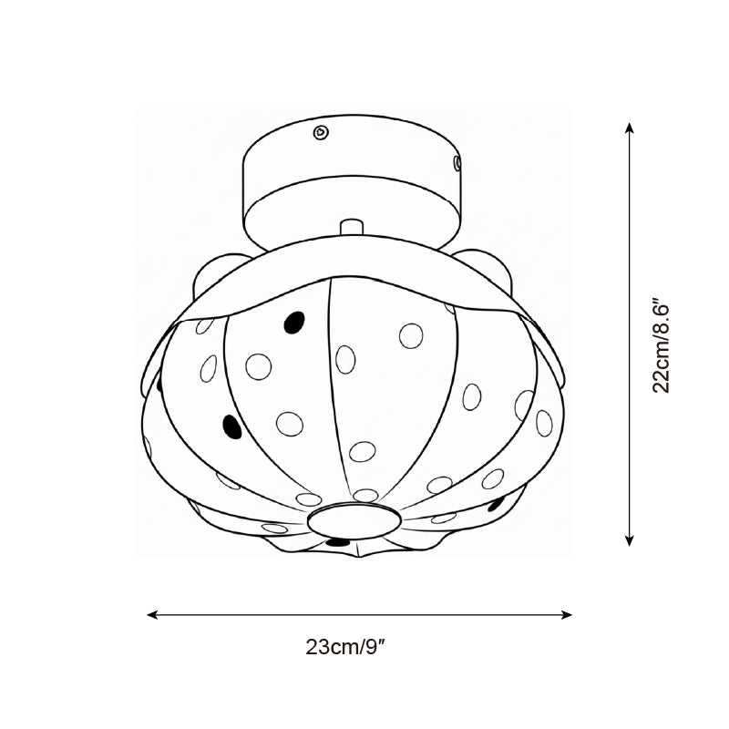 Bubbly Sky Wood Ceiling Lamp — product view 5