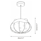 Bubbly Sky Wood Pendant Lamp — product view 5