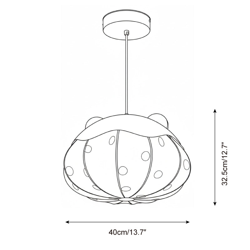 Bubbly Sky Wood Pendant Lamp — product view 5