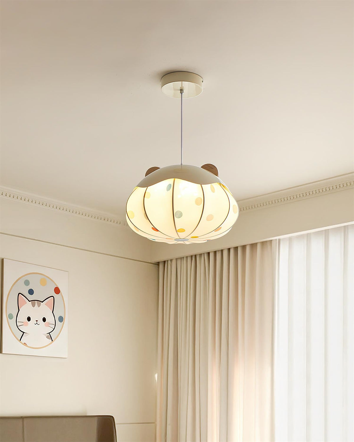 Bubbly Sky Wood Pendant Lamp — product view 11