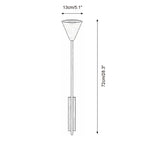 Globe Stem Travertine Wall Lamp — product view 6