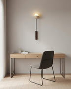 Globe Stem Travertine Wall Lamp — product view 9