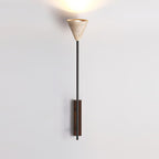 Globe Stem Travertine Wall Lamp — product view 15