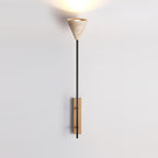 Globe Stem Travertine Wall Lamp — product view 16
