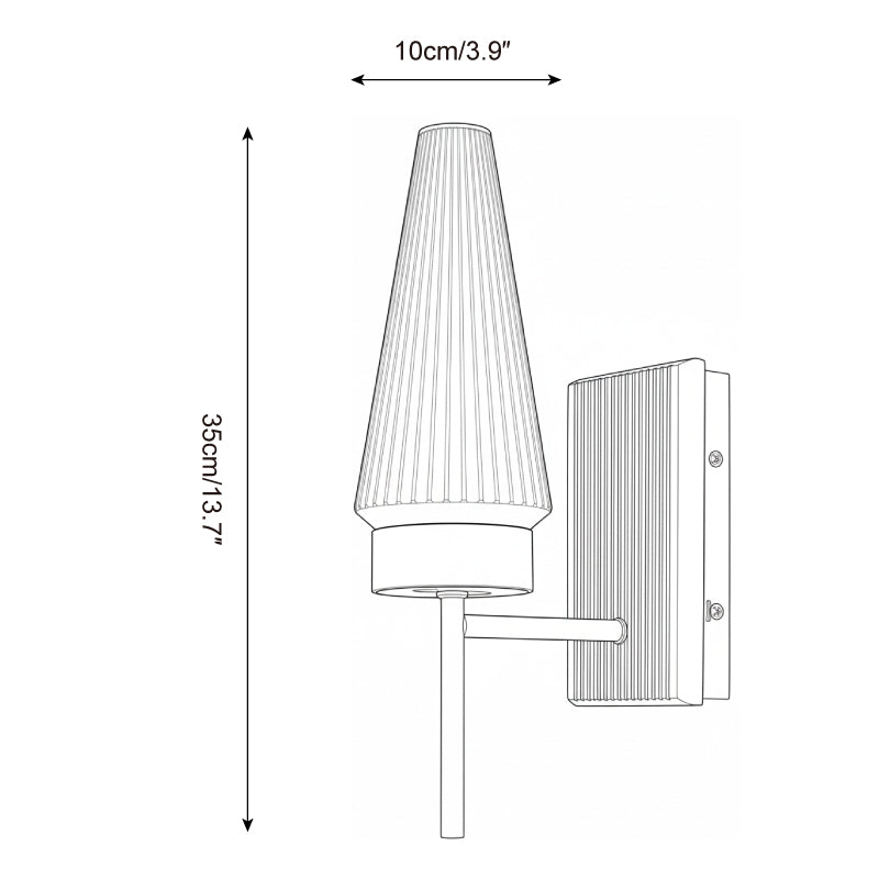 Lunard Glass Wall Lamp — product view 5