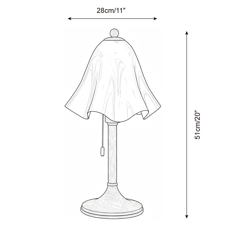 Mido Glass Table Lamp — product view 5
