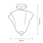 Mido Glass Ceiling Lamp — product view 5