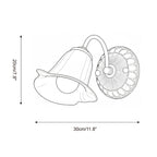 Clarine Glass Wall Lamp — product view 5