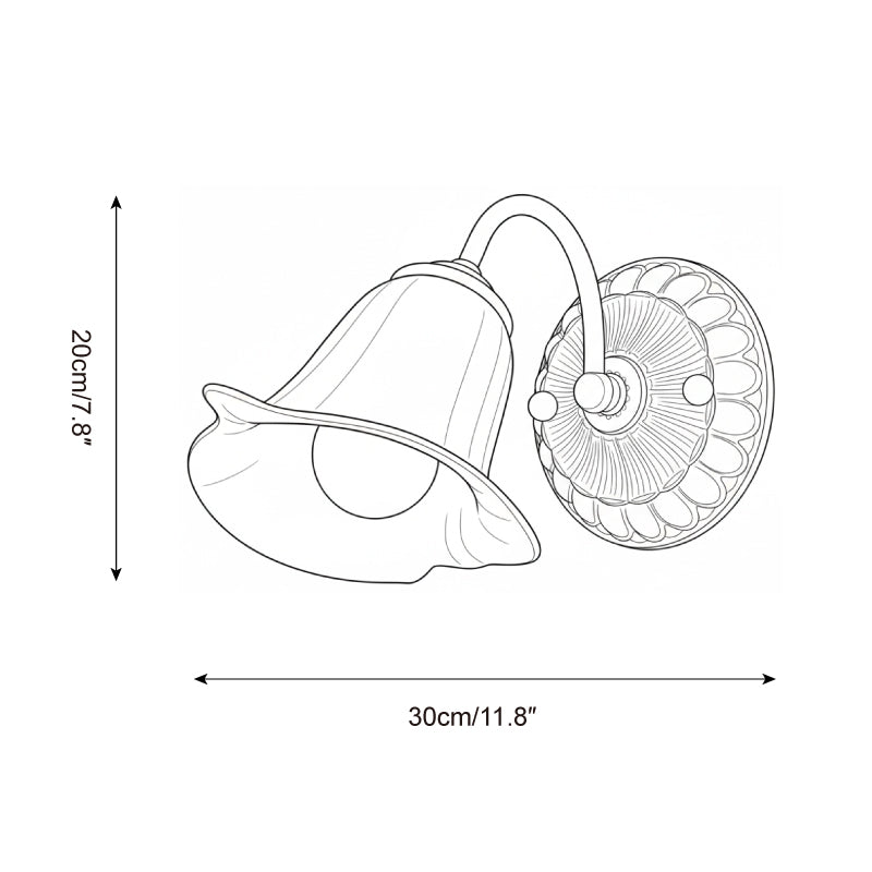 Clarine Glass Wall Lamp — product view 5