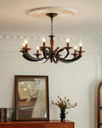Eldric Wood Chandelier — product view 4