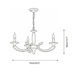 Eldric Wood Chandelier — product view 5