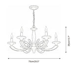 Eldric Wood Chandelier — product view 6