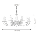 Eldric Wood Chandelier — product view 7