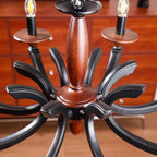 Eldric Wood Chandelier — product view 10