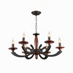 Eldric Wood Chandelier — product view 12