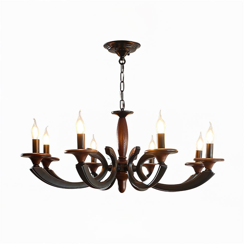 Eldric Wood Chandelier — product view 13