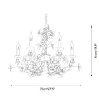 Vivette Metal Chandelier — product view 5