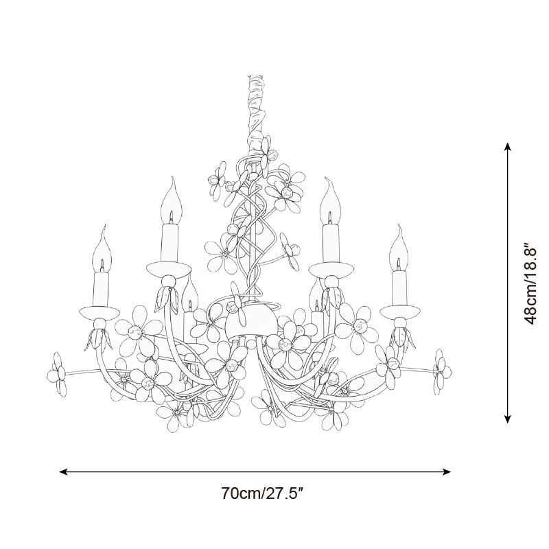 Vivette Metal Chandelier — product view 5