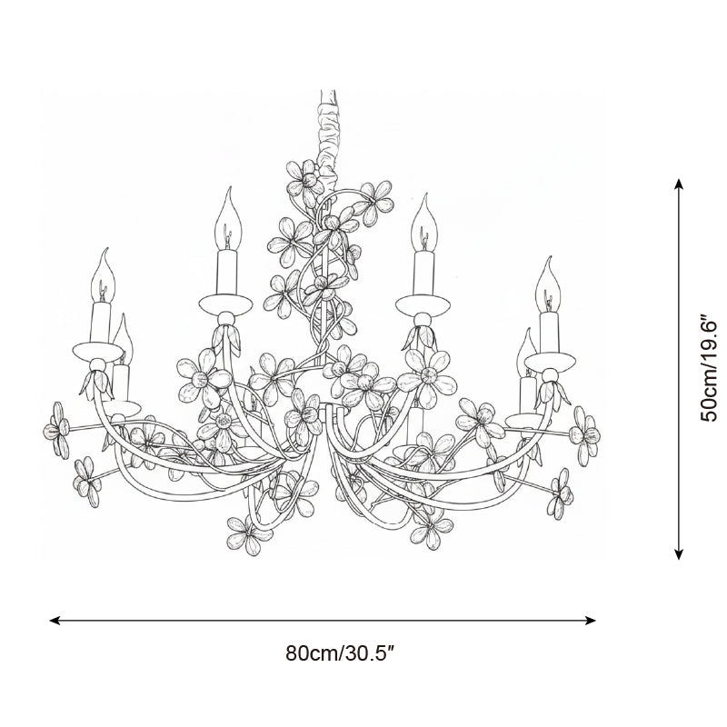 Vivette Metal Chandelier — product view 6