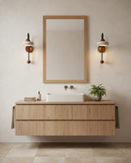 Arc Disc Travertine Wall Lamp — product view 3