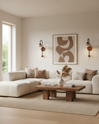 Arc Disc Travertine Wall Lamp — product view 7