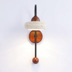 Arc Disc Travertine Wall Lamp — product view 9