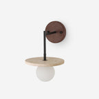 Ravine Travertine Wall Lamp — product view 1