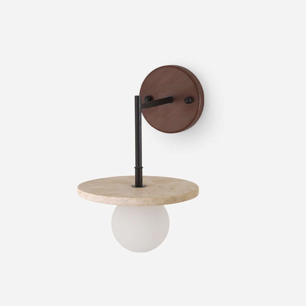 Ravine Travertine Wall Lamp — product view 1