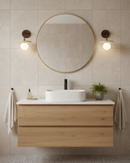 Ravine Travertine Wall Lamp — product view 2