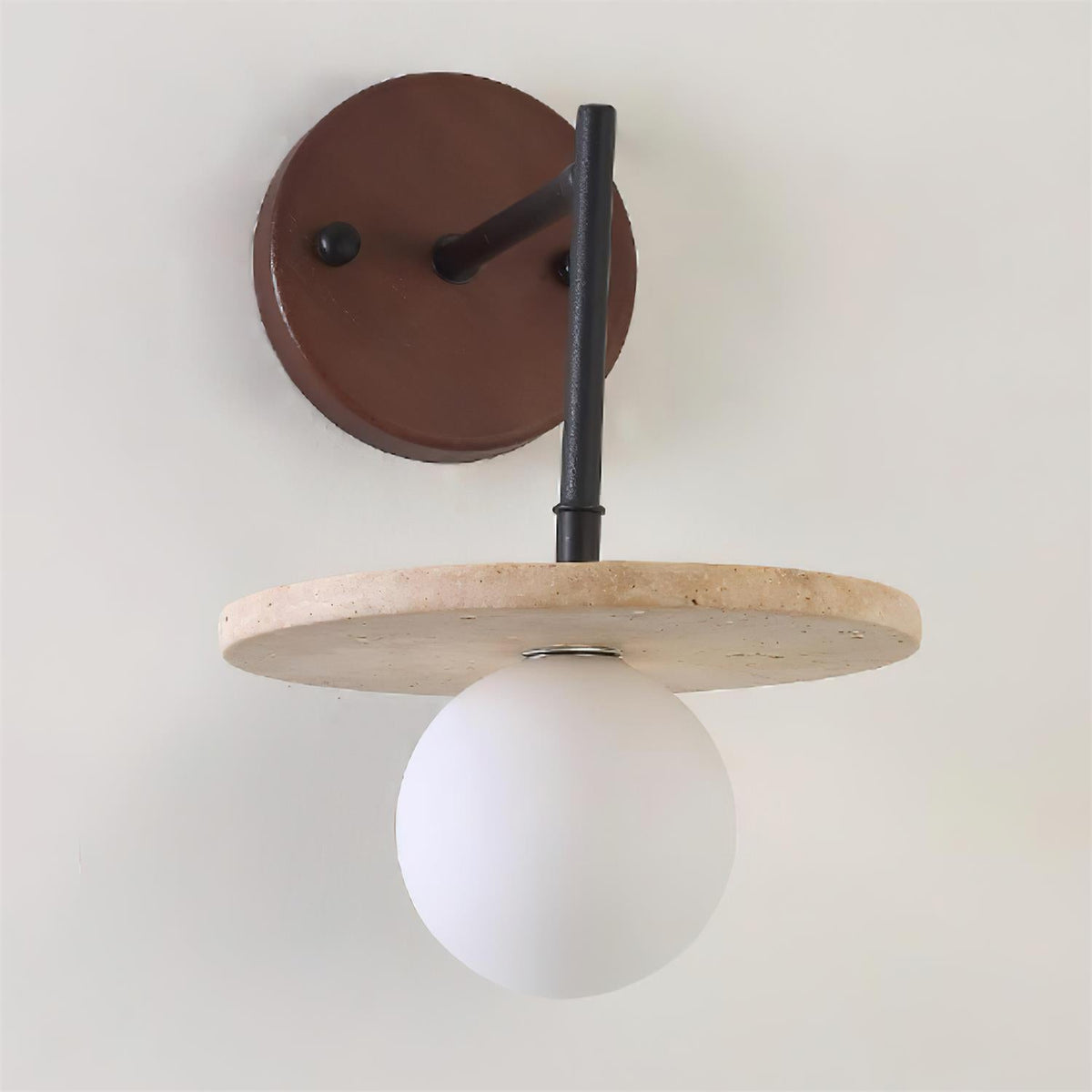 Ravine Travertine Wall Lamp — product view 9