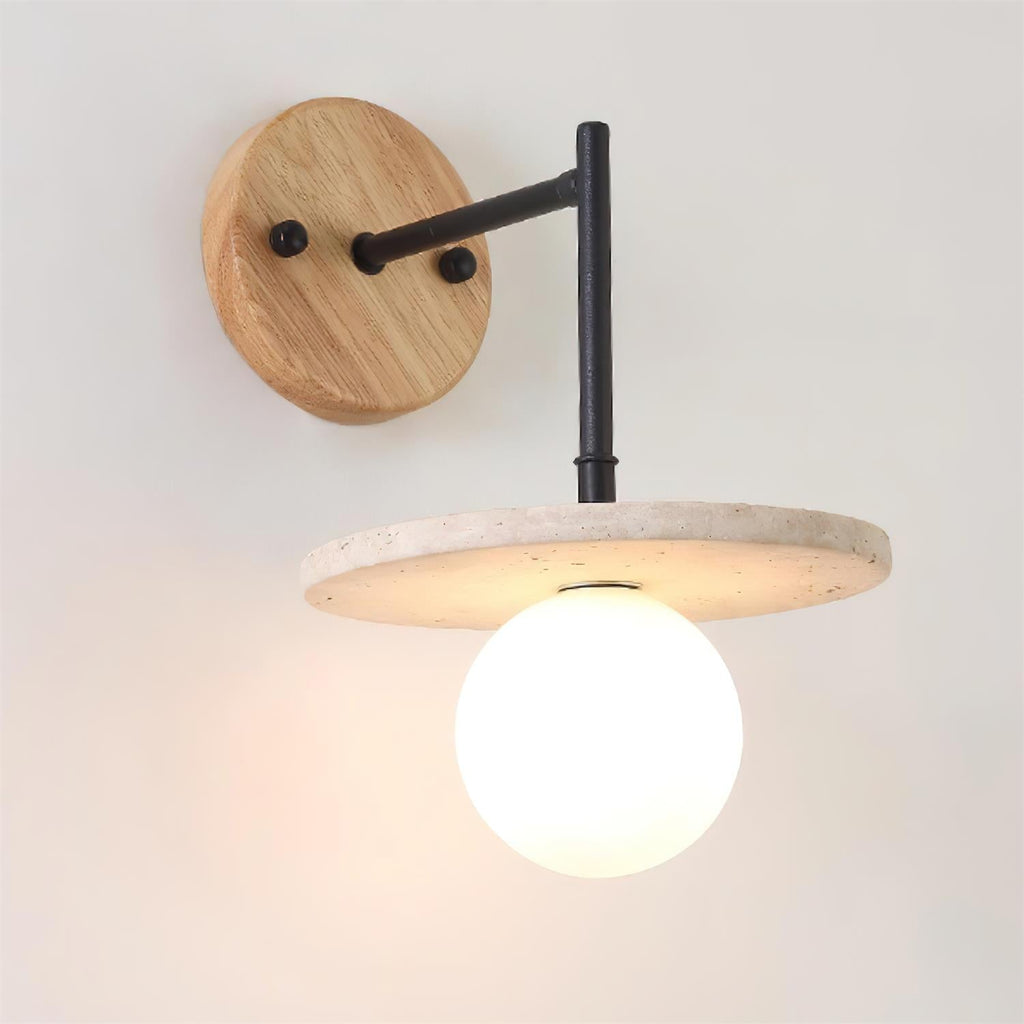 Ravine Travertine Wall Lamp — product view 10