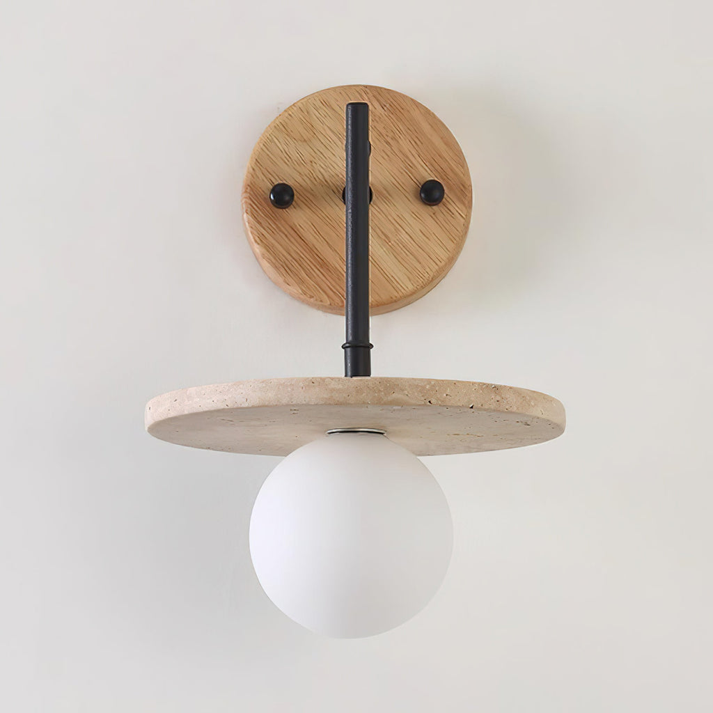 Ravine Travertine Wall Lamp — product view 11