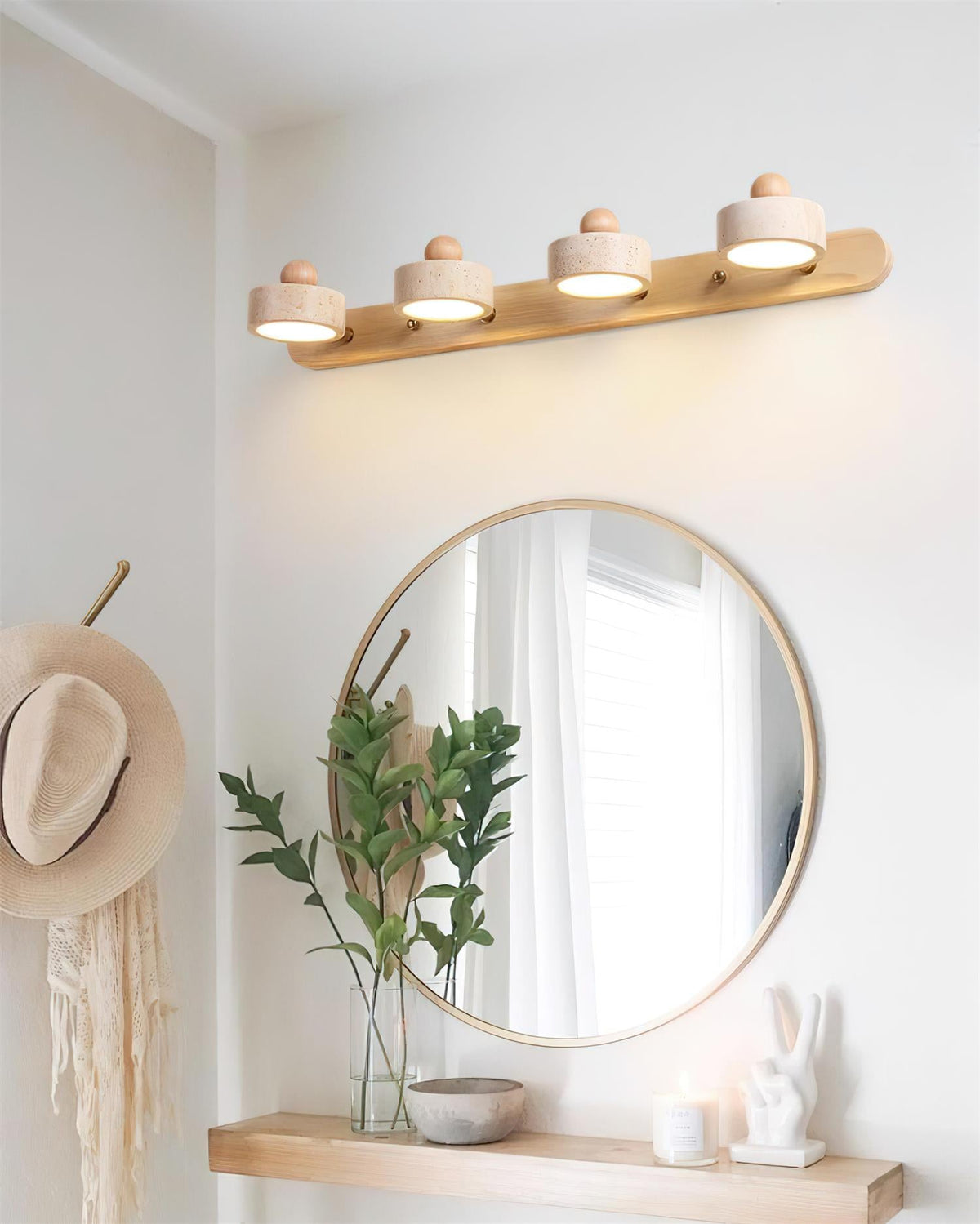 Tavros Travertine Wall Lamp — product view 14
