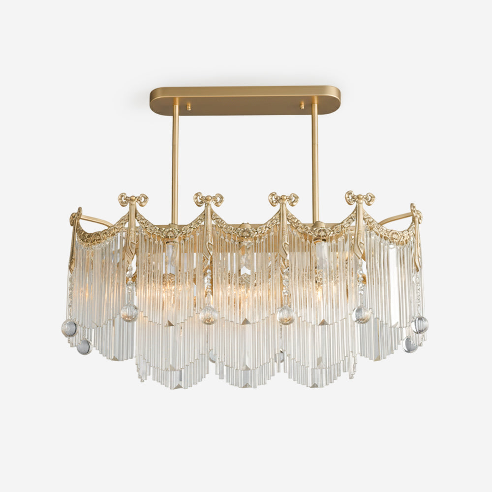 Imperial Cascade Crystal Chandelier — product view 1
