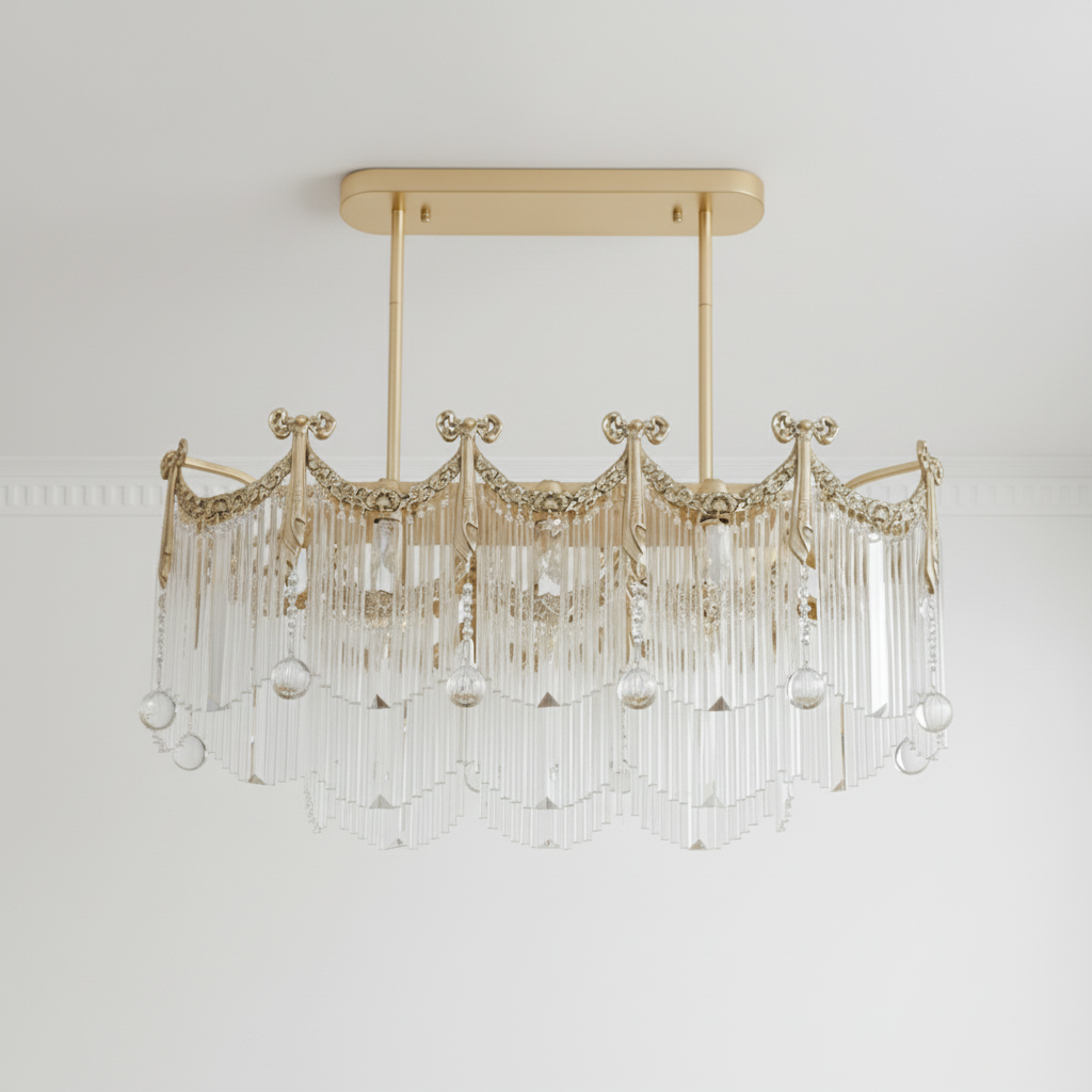 Imperial Cascade Crystal Chandelier — product view 2