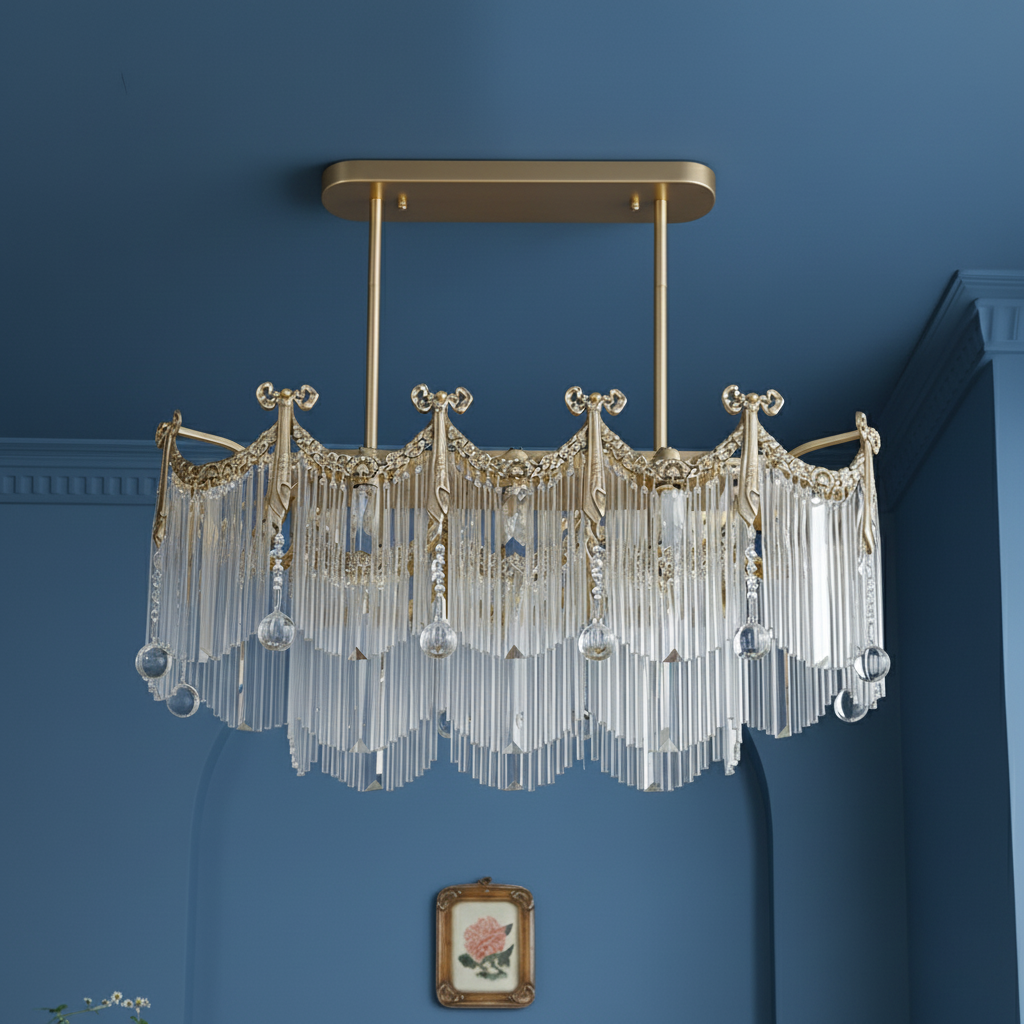 Imperial Cascade Crystal Chandelier — product view 4