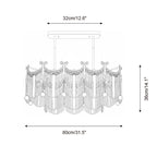 Imperial Cascade Crystal Chandelier — product view 5
