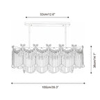 Imperial Cascade Crystal Chandelier — product view 6