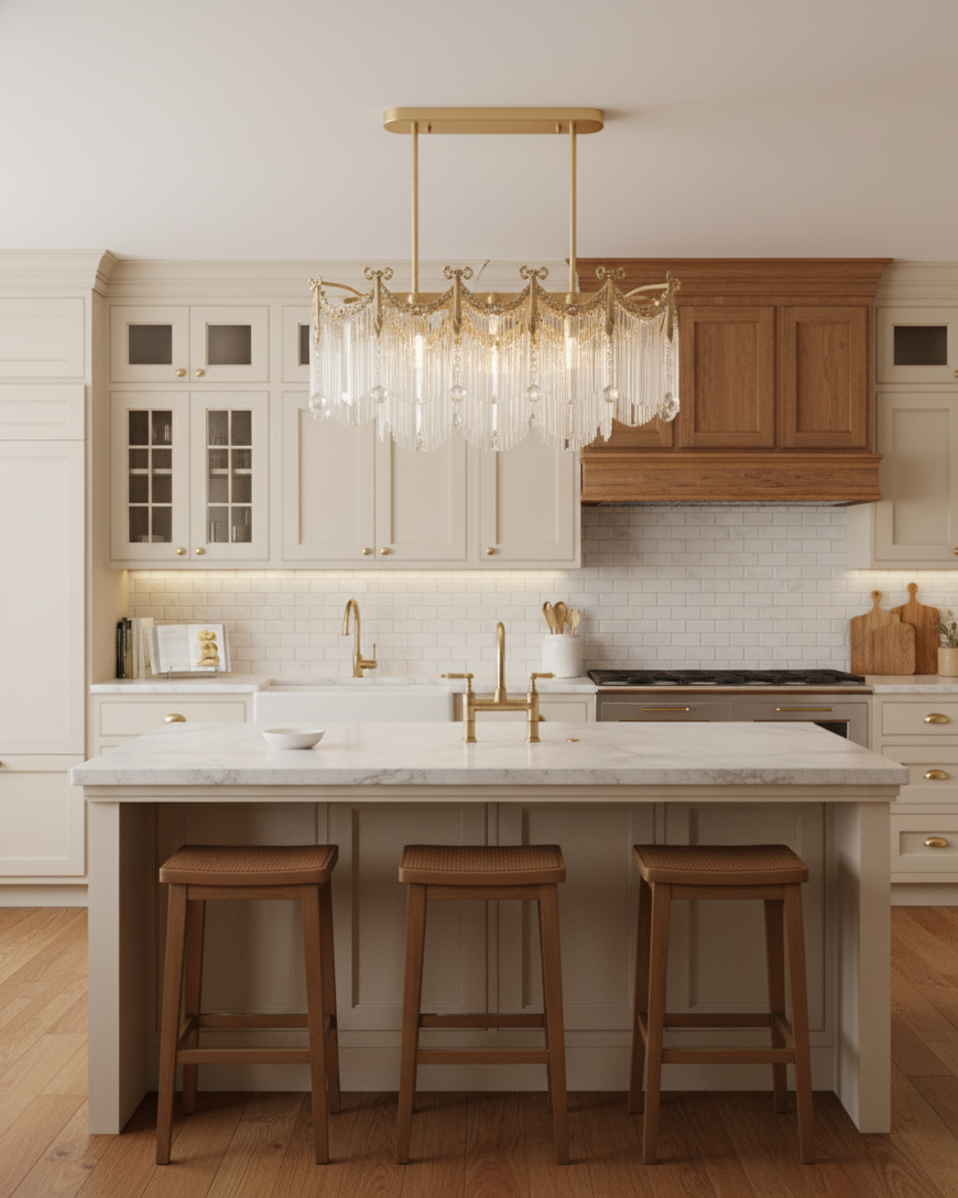 Imperial Cascade Crystal Chandelier — product view 10