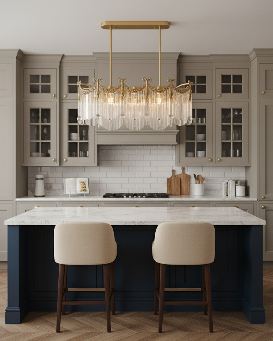 Imperial Cascade Crystal Chandelier — product view 11
