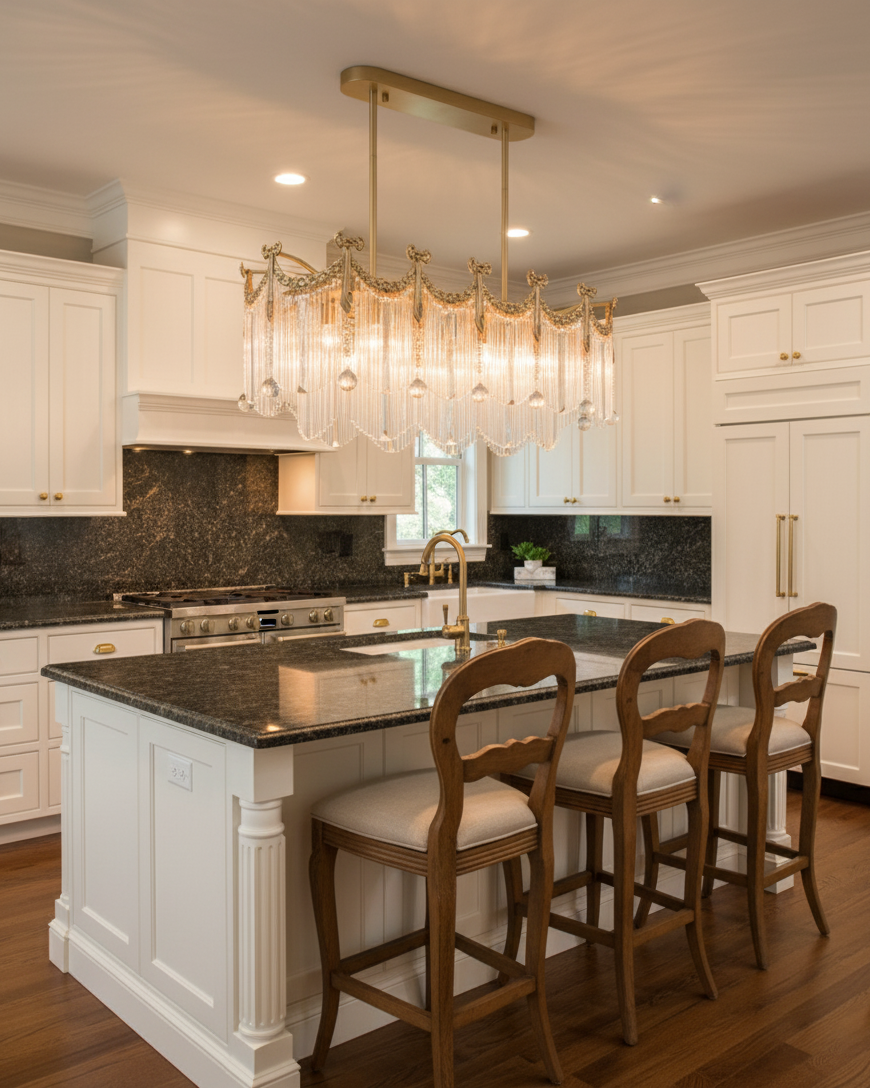 Imperial Cascade Crystal Chandelier — product view 12